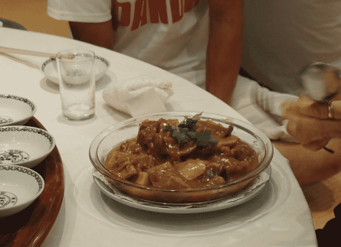 塗装女子りおの中華料理