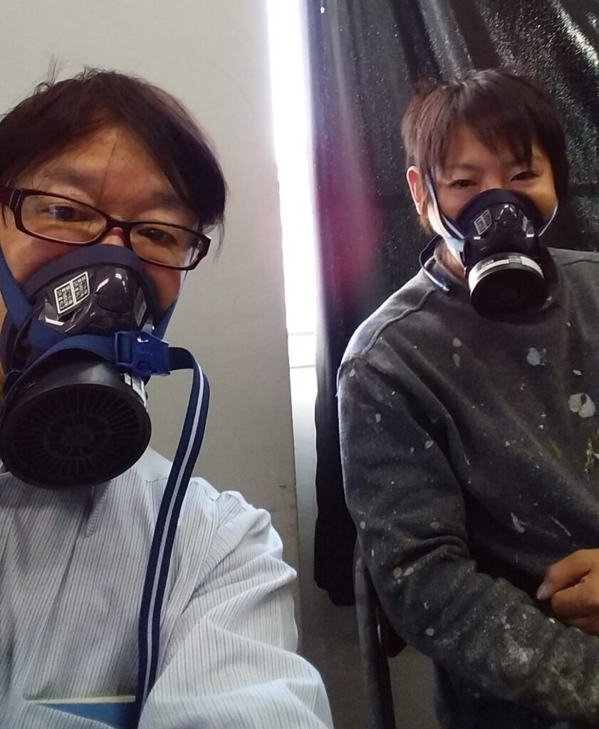 塗装作業での死亡事故。