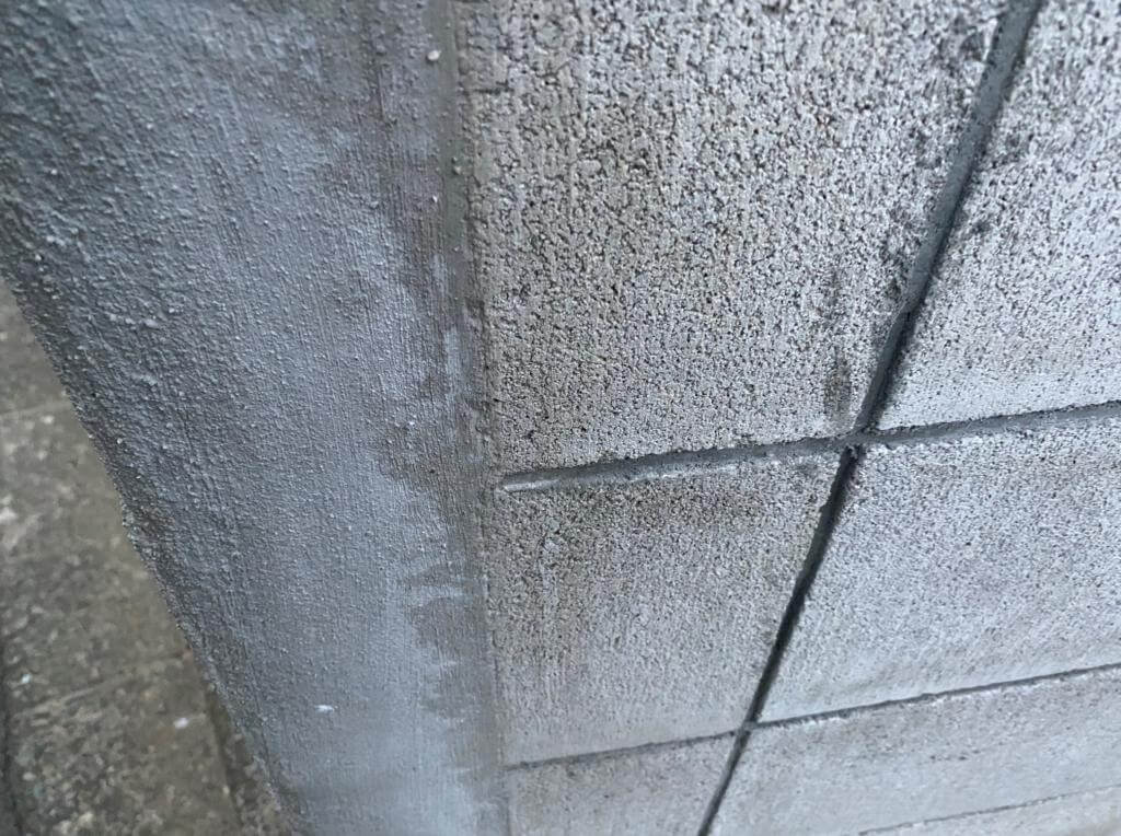 ブロックの補修