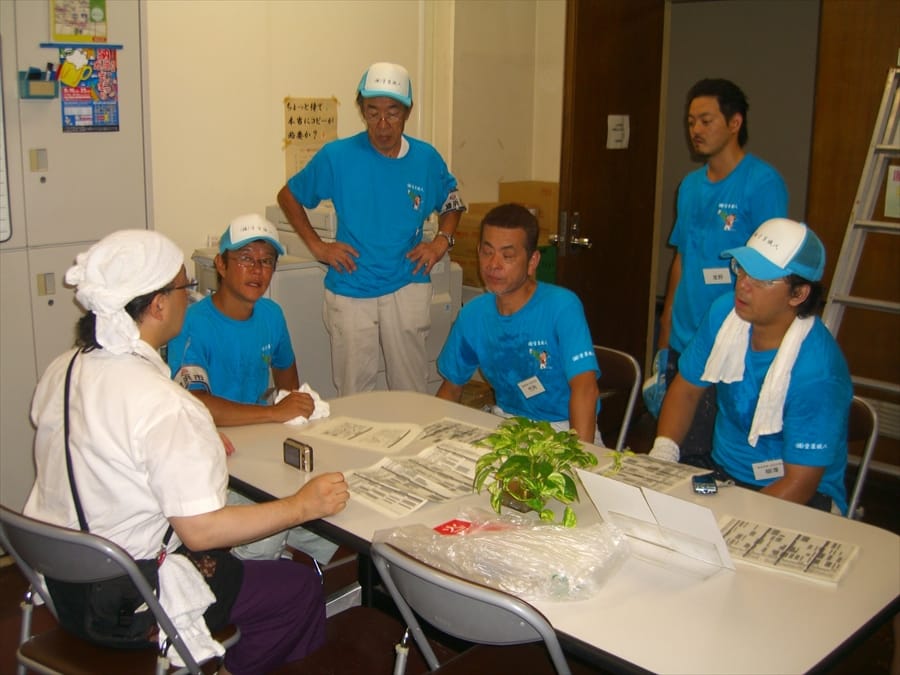 市役所担当者と打合せ