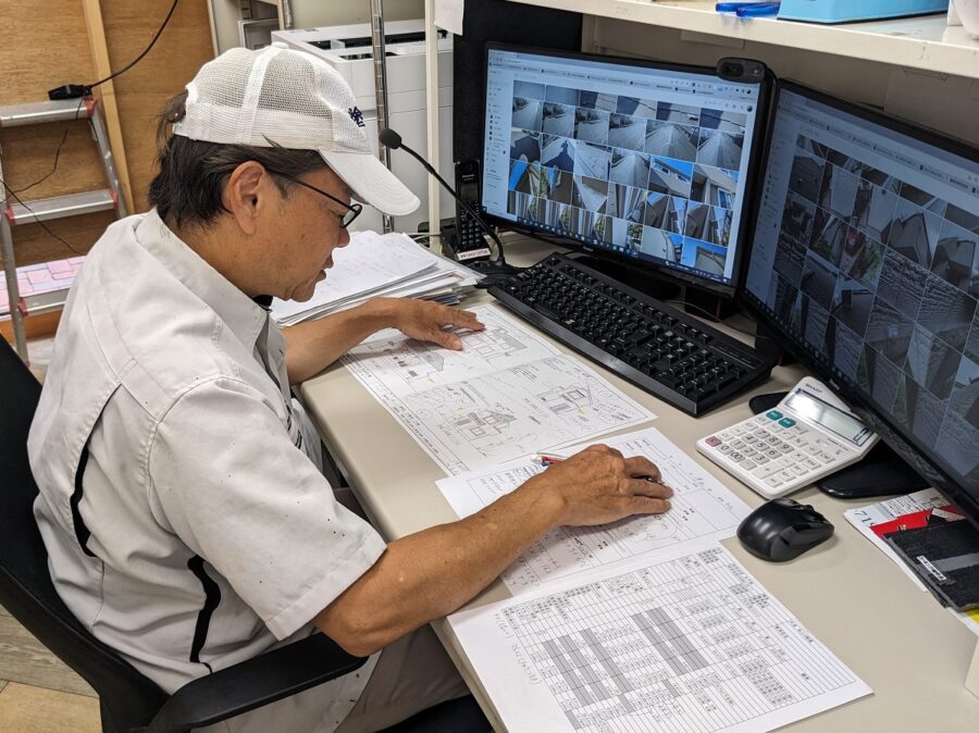 図面から外壁塗装の見積り計算