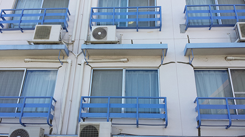 2013年9月3日　横浜市保土ヶ谷区新井町にて鉄部塗装：鉄窓