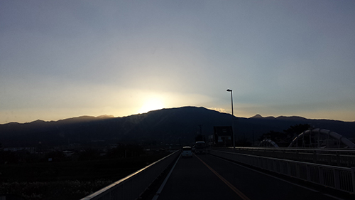 2013年11月18日 川崎市川崎区・防水工事：夕日