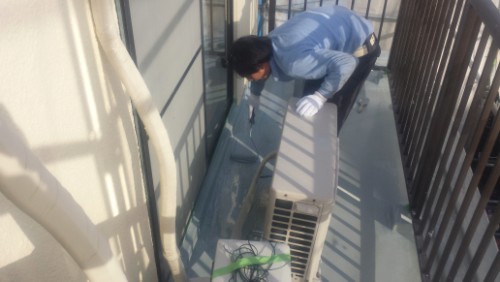 2014年3月22日　旭区市沢町：防水・ウレタン2層目
