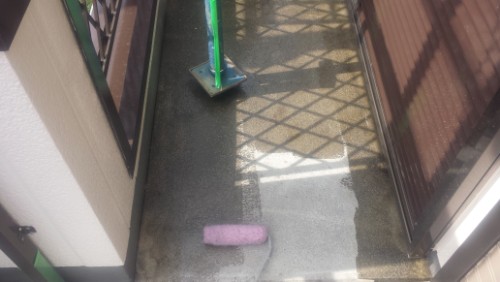 2014年3月29日　瀬谷区二ツ橋町：防水・プライマー塗布