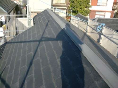 2014年1月31日　戸塚区南舞岡：屋根塗装前