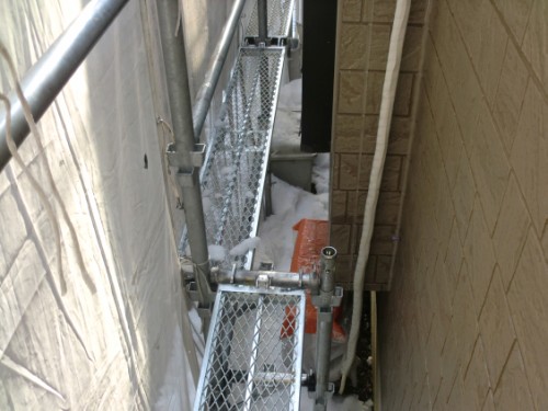 2014年2月19日　戸塚区南舞岡：積雪の状態2