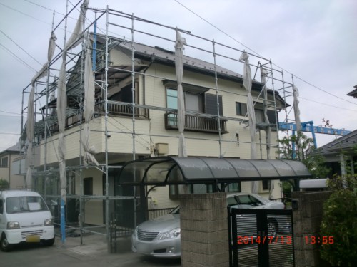 横浜市戸塚区：塗装完了後