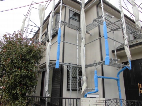 茅ヶ崎市矢畑：足場