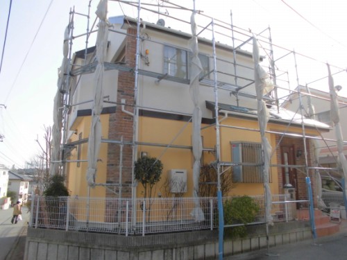2014年3月17日　川崎市多摩区：施工完了2