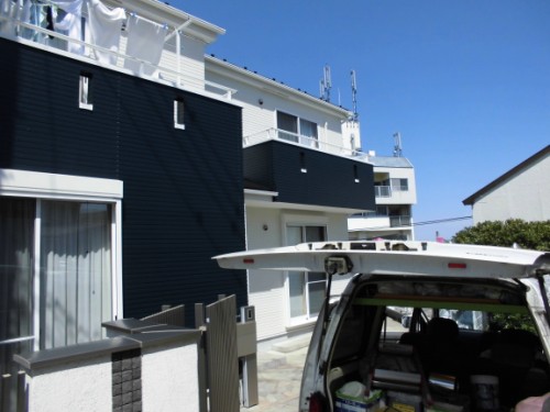 2014年4月4日　栄区公田町：塗装工事完了後4