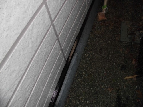 横浜市保土ヶ谷区：水切り中塗り