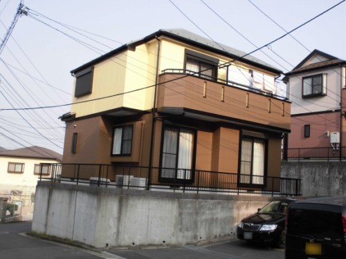 横浜市旭区：塗装完了後の外観