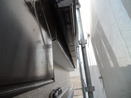 横須賀市久里浜：破風塗装後