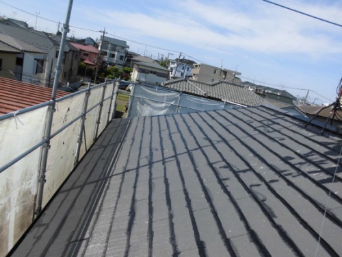 横浜市旭区：屋根上塗りダメ込み