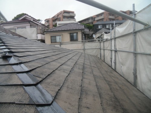 横浜市磯子区：屋根洗浄後2