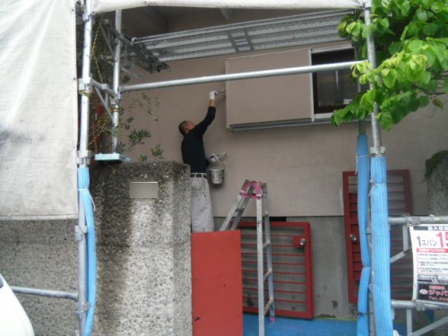 横浜市磯子区：木枠中塗り