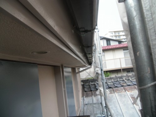 横浜市磯子区：破風上塗り後2