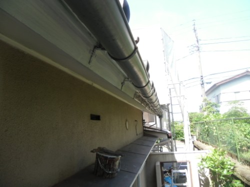 横浜市磯子区：破風上塗り