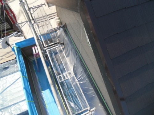 横浜市保土ヶ谷区：ベランダ周り養生