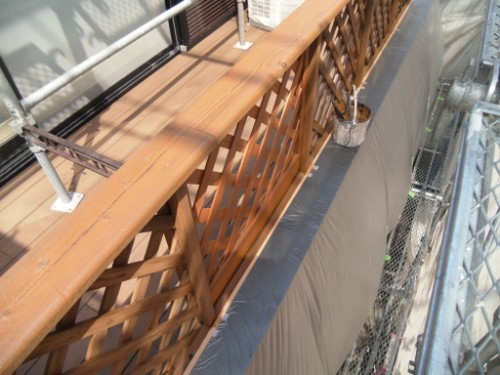 横浜市保土ヶ谷区：木部上塗り4