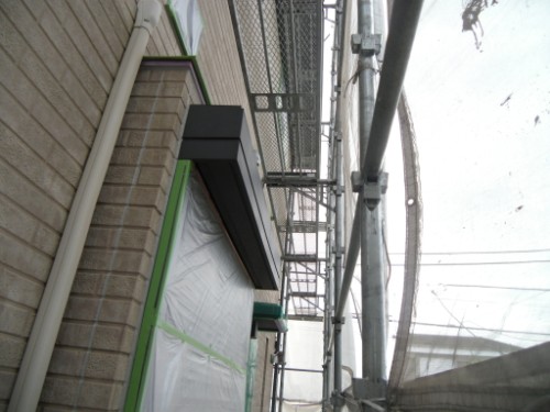 横浜市金沢区：シャッター養生