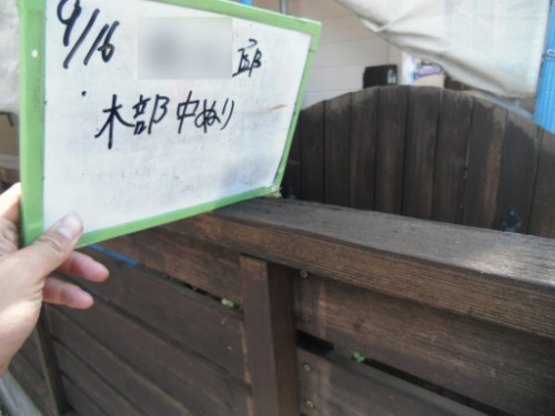 逗子市桜山：木部中塗り