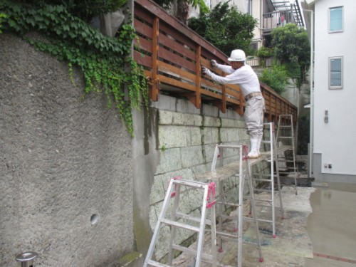 横浜市磯子区：簡易足場