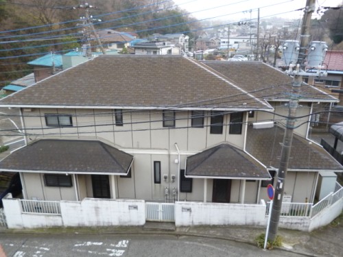 横浜市旭区：塗装前の外観