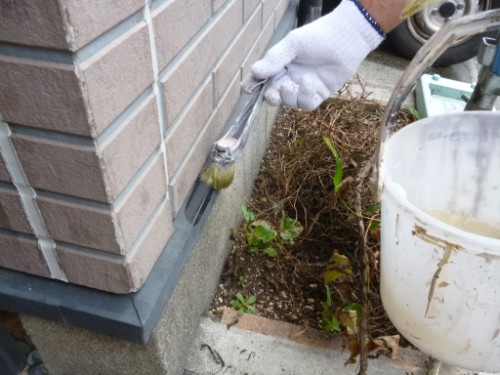 横浜市保土ヶ谷区：水切り下塗り