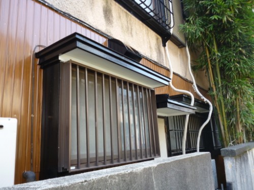 横浜市旭区：庇上塗り後