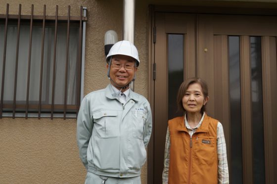 塗装職人リピーターのお客様