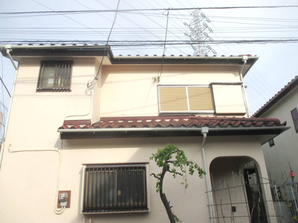 外壁塗装の塗装職人施工事例