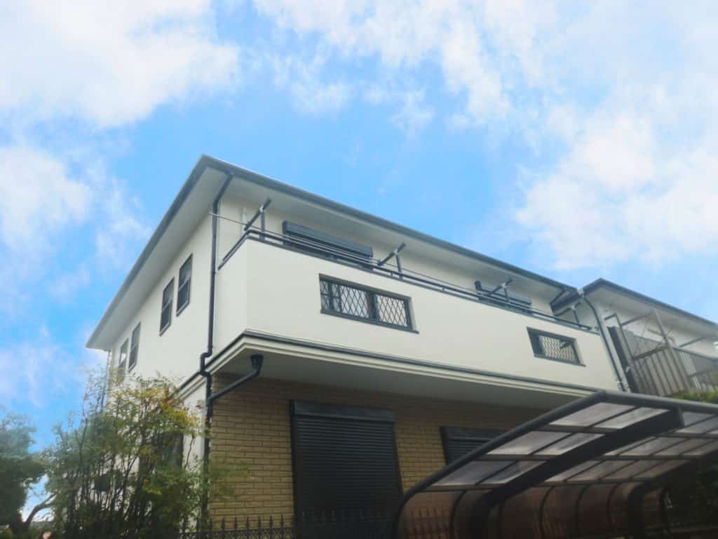 外壁塗装の塗装職人施工事例完成写真