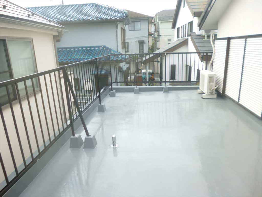 外壁塗装の塗装職人施工事例