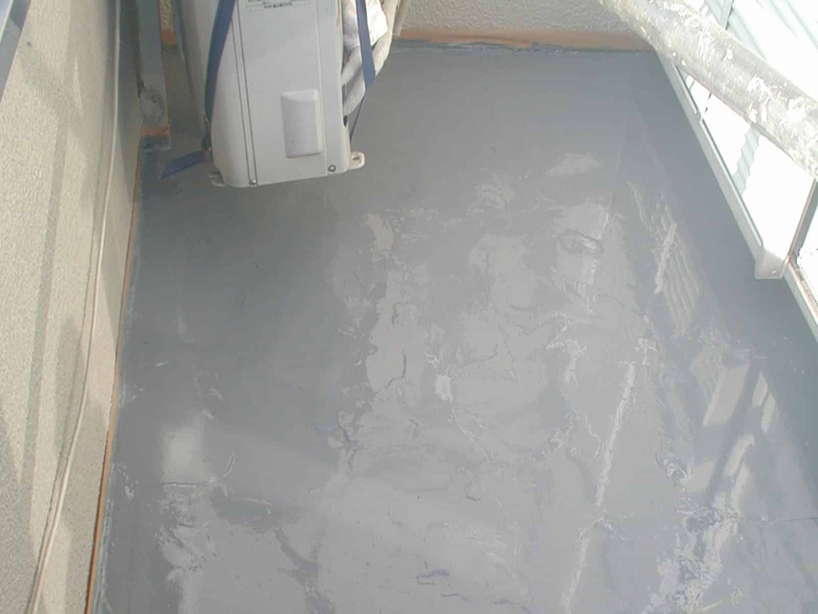 ベランダウレタン防水の完成