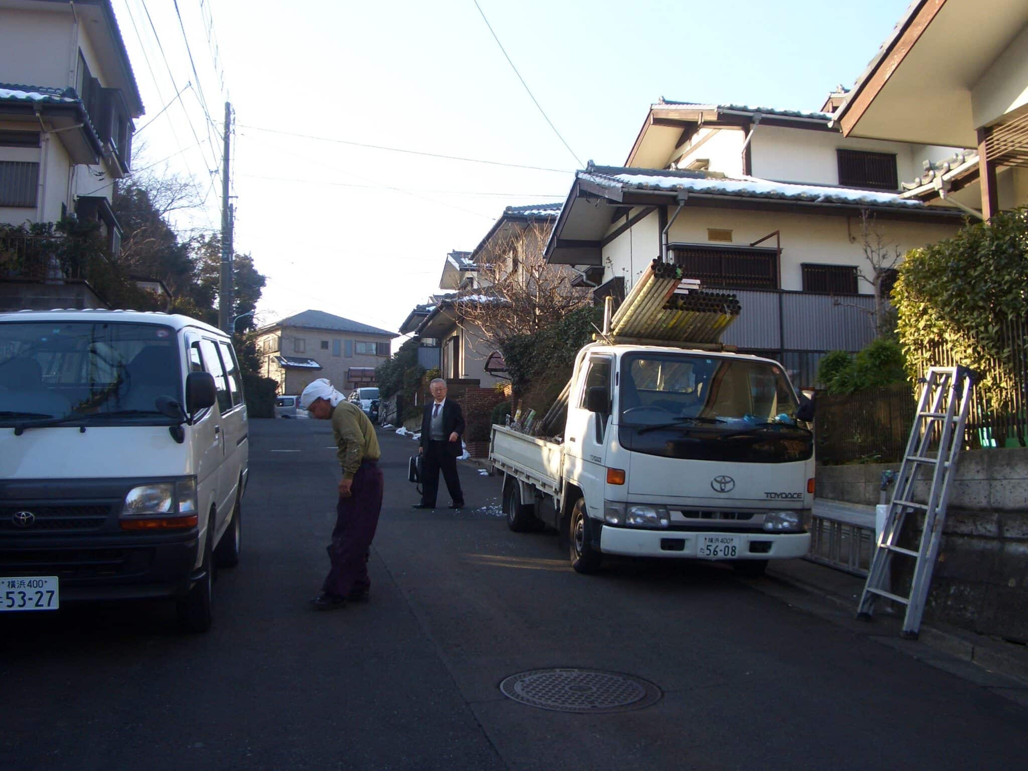 トラックとハイエース