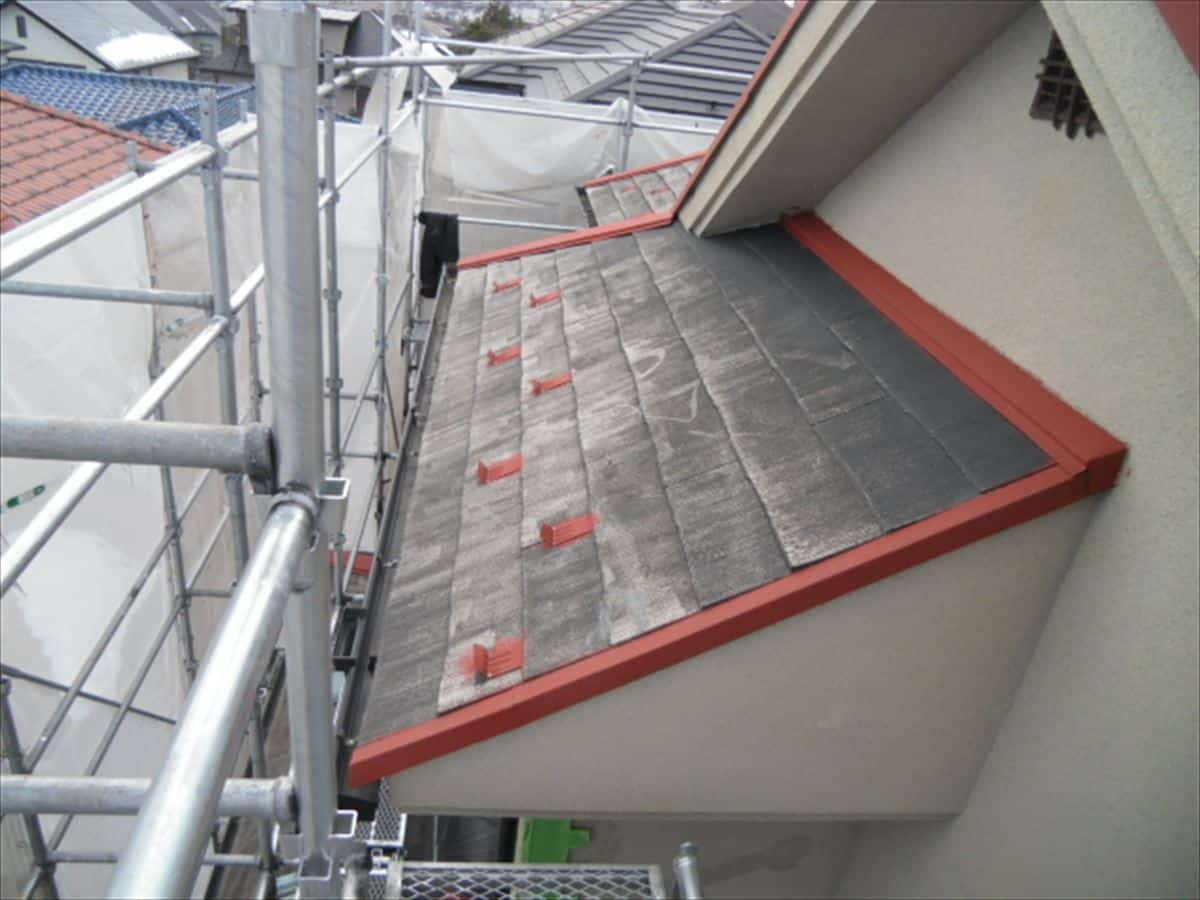 前回塗装工事の屋根