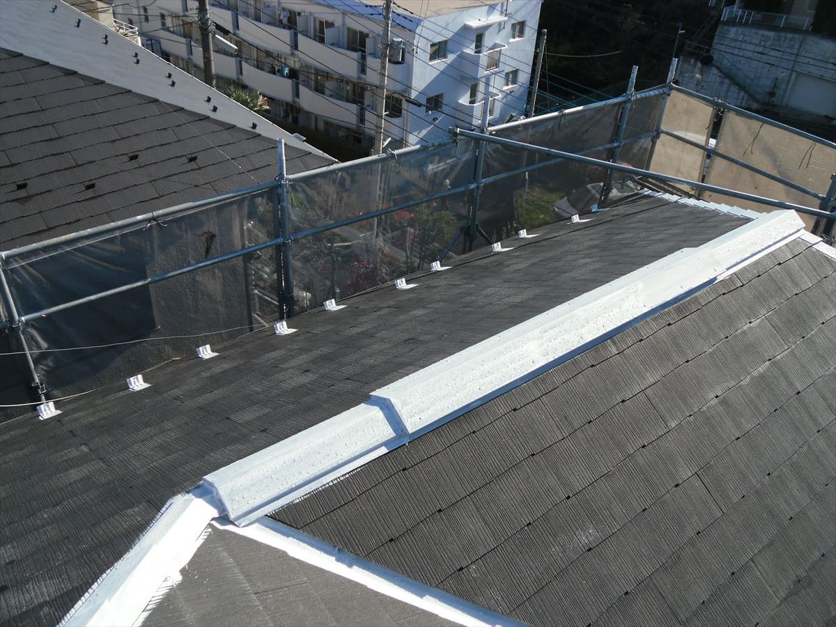 屋根雨押えさび止め