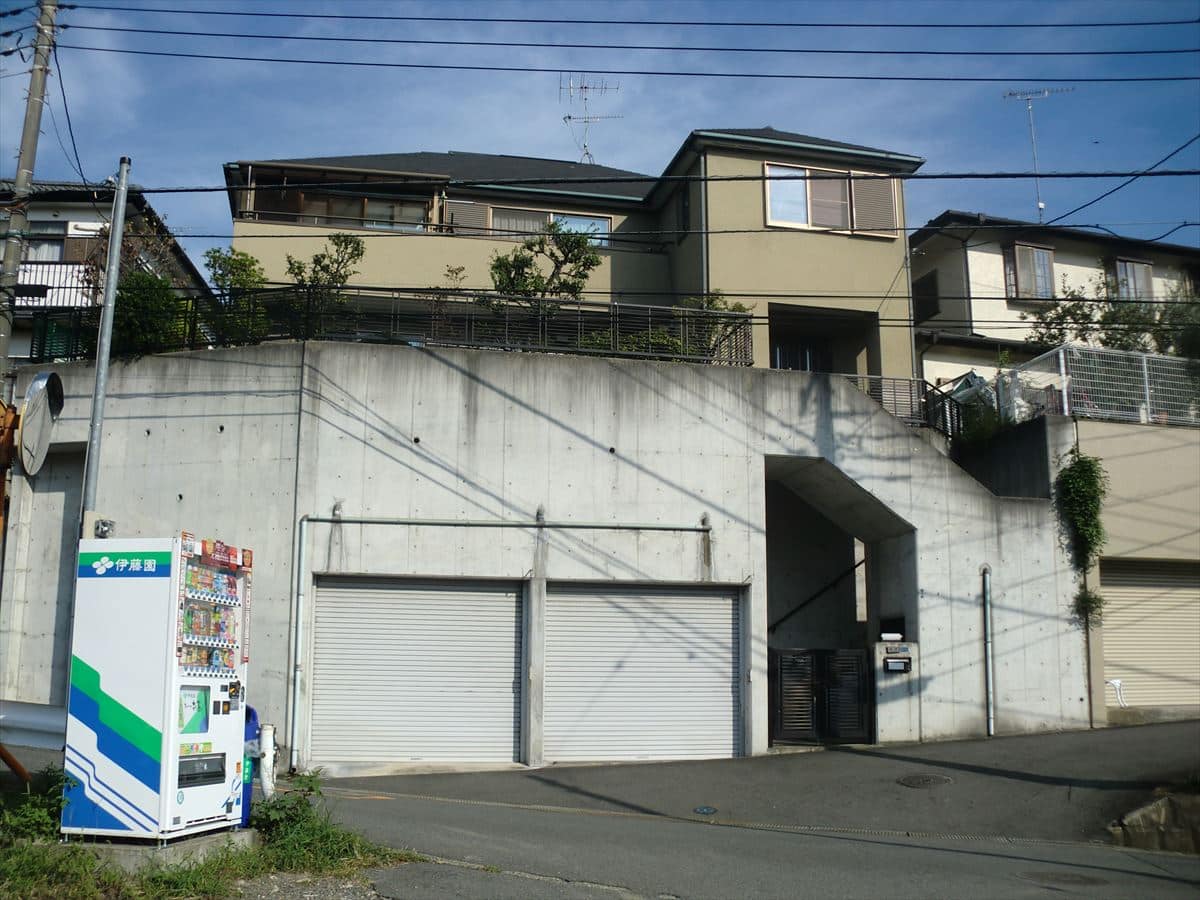 作業前外壁
