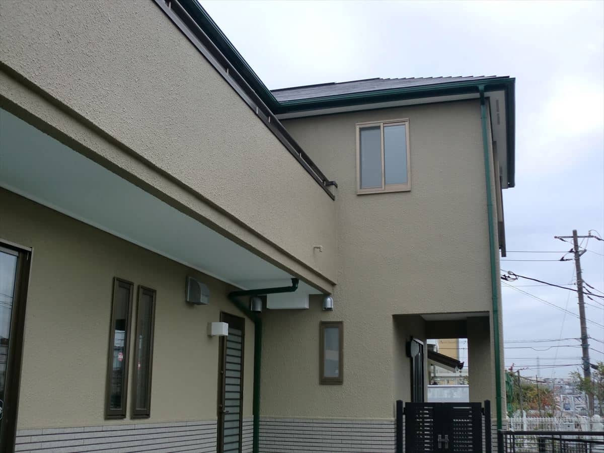 緑区の外壁塗装　完成