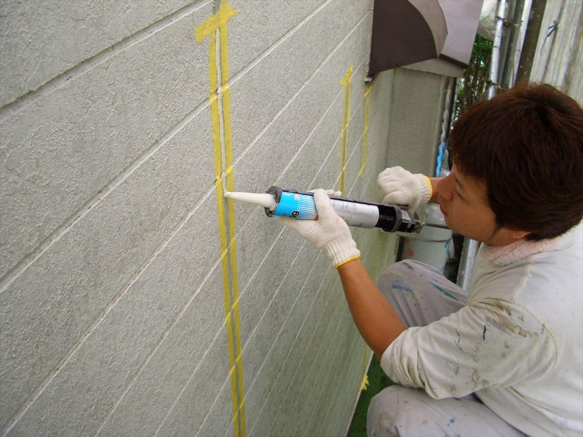 外壁塗装　コーキング